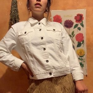 White Denim Jacket Perfect Condition